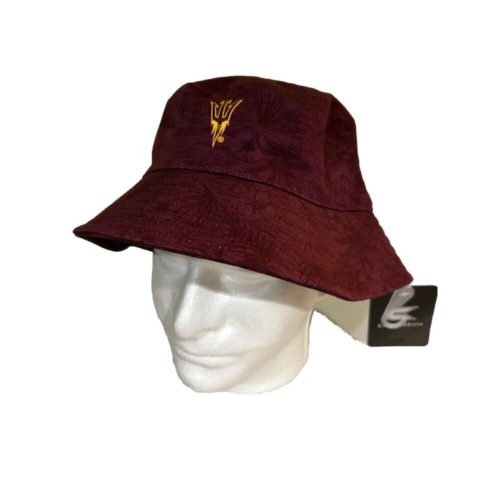 Zephyr Arizona State Sun Devils Bucket Hat Unisex Hawaiian Cotton NEW